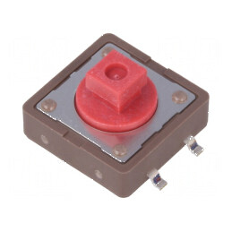 Microîntrerupător TACT SPST-NO 0,05A/12VDC SMT Poz: 2 | Electronic-mag.ro | Componente Electronice