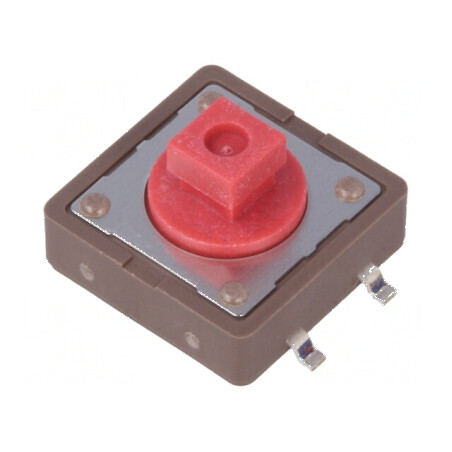 Microîntrerupător TACT SPST-NO 0,05A/12VDC SMT Poz: 2 | Electronic-mag.ro | Componente Electronice