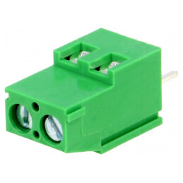 Regletă conexiuni unghi 90° 5,08mm 2 piste 16A pentru PCB | Electronic-mag.ro | Componente Electronice