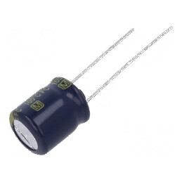 Condensator electrolitic low ESR 100uF 63VDC THT Ø10x12,5mm | Electronic-mag.ro | Componente Electronice