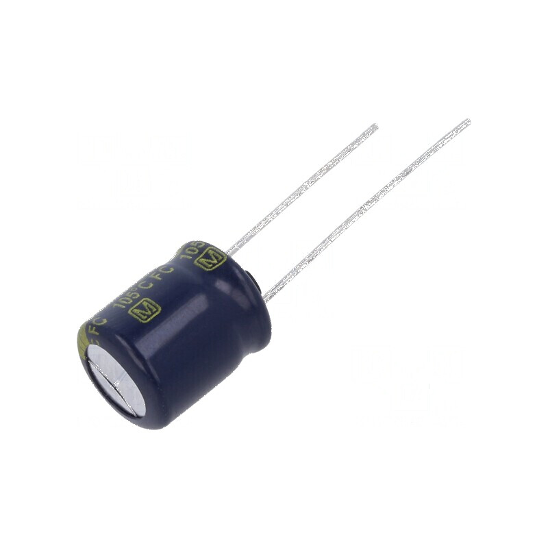 Condensator electrolitic low ESR 100uF 63VDC THT Ø10x12,5mm | Electronic-mag.ro | Componente Electronice