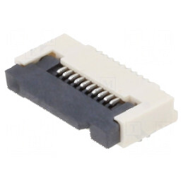 Conector FFC/FPC orizontal 10 PIN ZIF SMT 50V 0,4A -25÷85°C | Electronic-mag.ro | Componente Electronice
