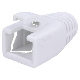Protecție mufă RJ45 8mm Albă | Electronic-mag.ro | Componente Electronice