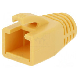 Protecție mufa RJ45 8mm galbenă | Electronic-mag.ro | Componente Electronice