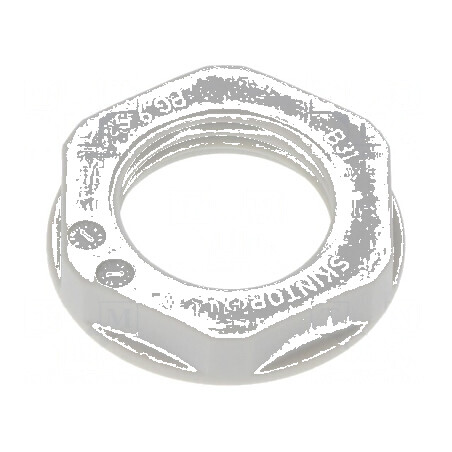 Piuliță PG9 22mm gri deschis pentru polistiren -20÷70°C Filet PG | Electronic-mag.ro | Componente Electronice