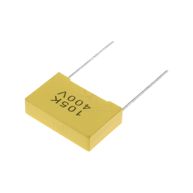 Condensator poliester 1uF 400VDC 22,5mm THT MKT | Electronic-mag.ro | Componente Electronice