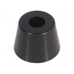 Picioruş negru 28mm x 21,2mm x 9,7mm pentru mobilier | Electronic-mag.ro | Componente Electronice