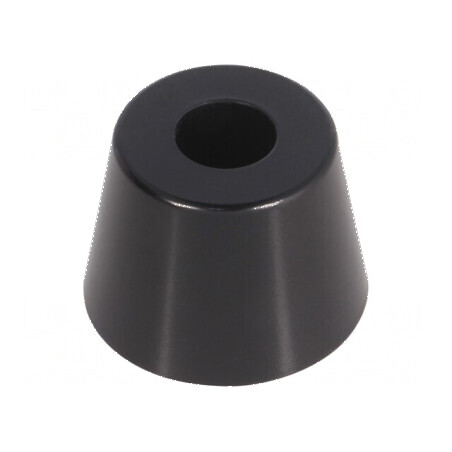 Picioruş negru 28mm x 21,2mm x 9,7mm pentru mobilier | Electronic-mag.ro | Componente Electronice