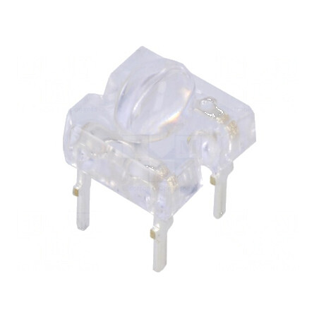 LED Oval Super Flux 7,62x7,62mm Alb Cald 7000-8400mcd 30mA | Electronic-mag.ro | Componente Electronice