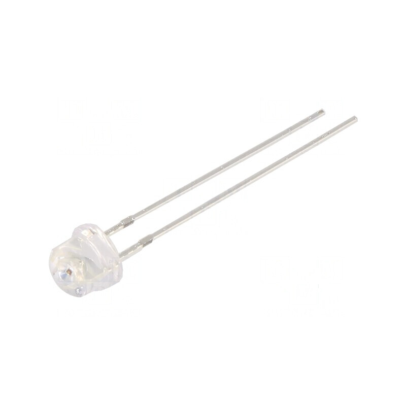 LED roșie 4,8mm 100° convexă - Nr. term: 2 | Electronic-mag.ro | Componente Electronice
