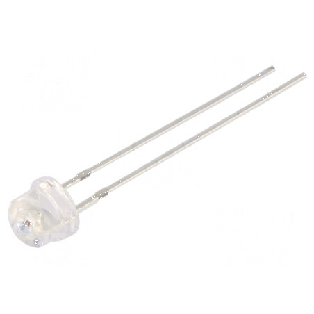 LED roșie 4,8mm 100° convexă - Nr. term: 2 | Electronic-mag.ro | Componente Electronice