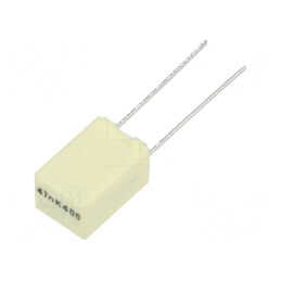 Condensator poliester 47nF 200VAC 400VDC 5mm ±10% THT R82 | Electronic-mag.ro | Componente Electronice