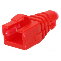 Protecţie mufă RJ45 roşie pentru reţea | Electronic-mag.ro | Componente Electronice