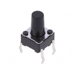 Microîntrerupător TACT SPST 0,05A 12VDC THT 1N 9,5mm | Electronic-mag.ro | Componente Electronice