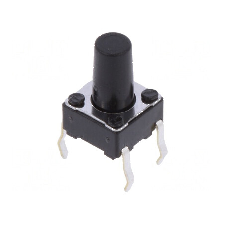Microîntrerupător TACT SPST 0,05A 12VDC THT 1N 9,5mm | Electronic-mag.ro | Componente Electronice
