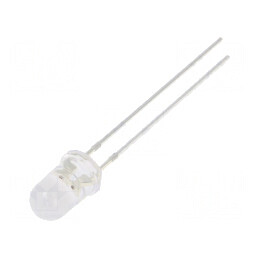 LED 5mm galbenă 1560-2180mcd 100° convex | Electronic-mag.ro | Componente Electronice