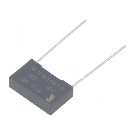 Condensator polipropilenă R75 39nF THT ±5% 18x5x11mm | Electronic-mag.ro | Componente Electronice