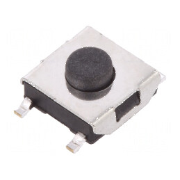 Microîntrerupător TACT SPST-NO 0,05A/12VDC SMT | Electronic-mag.ro | Componente Electronice