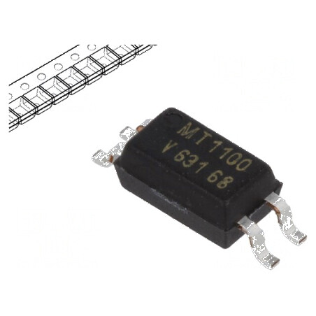 Optocuplor SMD 1 Canale OUT Tranzistori 3,75kV 70V | Electronic-mag.ro | Componente Electronice