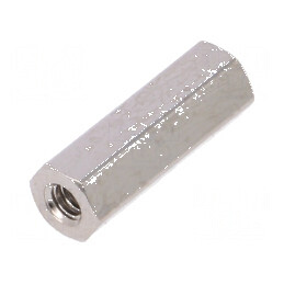 Piuliță distanțieră filetată 15mm UNC4-40 alamă | Electronic-mag.ro | Componente Electronice