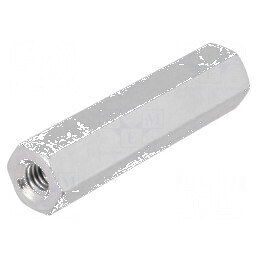 Piuliță distanțieră filetată M4 hexagonală 8mm | Electronic-mag.ro | Componente Electronice