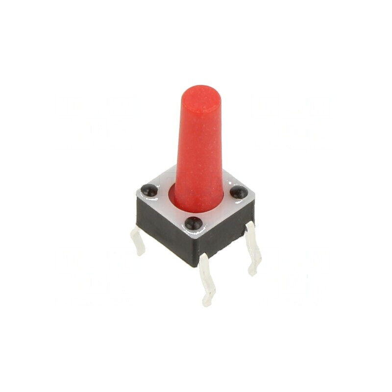 Microîntrerupător TACT SPST-NO 0,05A/12VDC THT 2,45N | Electronic-mag.ro | Componente Electronice