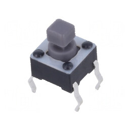Microîntrerupător TACT SPST-NO 0,05A/12VDC THT Poz: 2 | Electronic-mag.ro | Componente Electronice