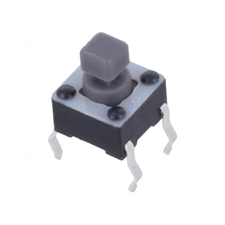 Microîntrerupător TACT SPST-NO 0,05A/12VDC THT Poz: 2 | Electronic-mag.ro | Componente Electronice