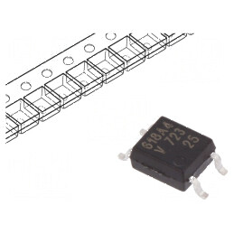 Optocuplor SMD cu 1 Canal, 3,75kV Izolație, 80V Uce | Electronic-mag.ro | Componente Electronice