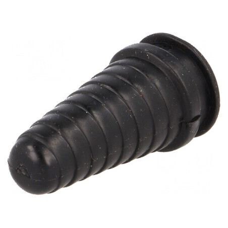 Manşon PVC negru 5-9mm pentru cablu, t: 3mm | Electronic-mag.ro | Componente Electronice