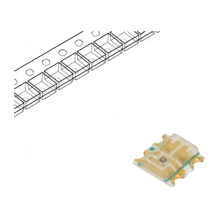 LED SMD 1616 RGB 10mA 60/95/95mW 120° 1,6x1,6x0,35mm | Electronic-mag.ro | Componente Electronice
