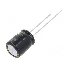 Condensator electrolitic THT 1,5uF 400VDC Ø10x12,5mm ±20% | Electronic-mag.ro | Componente Electronice