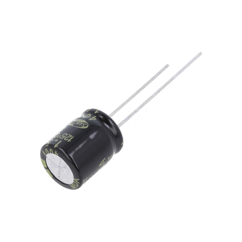 Condensator electrolitic THT 1,5uF 400VDC Ø10x12,5mm ±20% | Electronic-mag.ro | Componente Electronice Condensator electrolitic THT 1,5uF 400VDC Ø10x12,5mm ±20% | Electronic-mag.ro | Componente Electronice