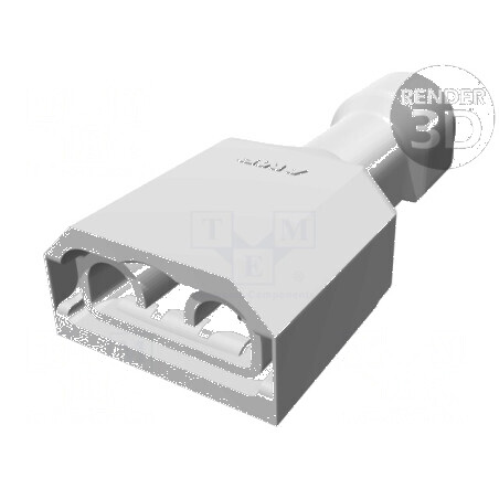 Terminal plat 6,3mm mamă 0,8mm crimpat pe cablu 1,31-2,08mm2 | Electronic-mag.ro | Componente Electronice