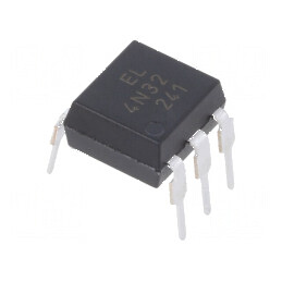 Optocuplor THT DIP6 5kV 55V Ch: 1 OUT Tranzistori | Electronic-mag.ro | Componente Electronice