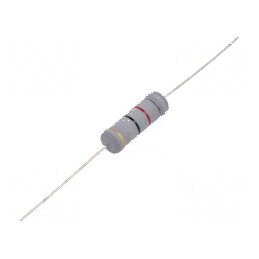 Rezistor metal oxide THT 82Ω 5W ±5% Ø8,5x26mm | Electronic-mag.ro | Componente Electronice