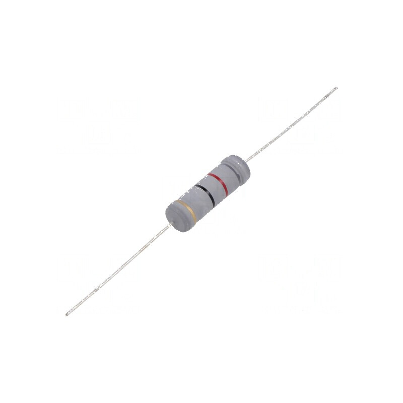 Rezistor metal oxide THT 82Ω 5W ±5% Ø8,5x26mm | Electronic-mag.ro | Componente Electronice Rezistor metal oxide THT 82Ω 5W ±5% Ø8,5x26mm | Electronic-mag.ro | Componente Electronice