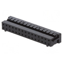Conector cablu-cablu PCB mufă mamă PIN 30 DF11 Pas 2mm drept | Electronic-mag.ro | Componente Electronice