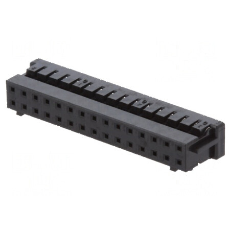 Conector cablu-cablu PCB mufă mamă PIN 30 DF11 Pas 2mm drept | Electronic-mag.ro | Componente Electronice