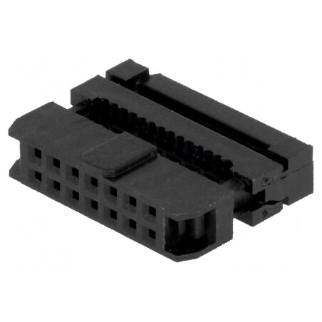 Conector IDC mufă mamă 14 PIN pentru cablu-bandă 1mm | Electronic-mag.ro | Componente Electronice