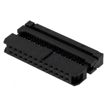 Conector IDC mufă mamă 24 PIN pentru cablu bandă 1mm | Electronic-mag.ro | Componente Electronice