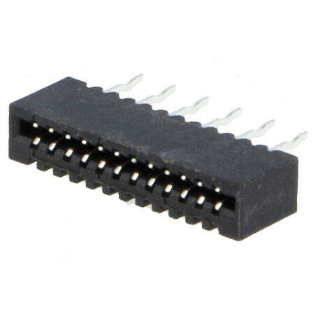 Conector FFC/FPC 12 PIN Non-ZIF THT cositorit 20mΩ | Electronic-mag.ro | Componente Electronice