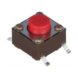 Microîntrerupător TACT SPST-NO 0,05A/12VDC SMT | Electronic-mag.ro | Componente Electronice