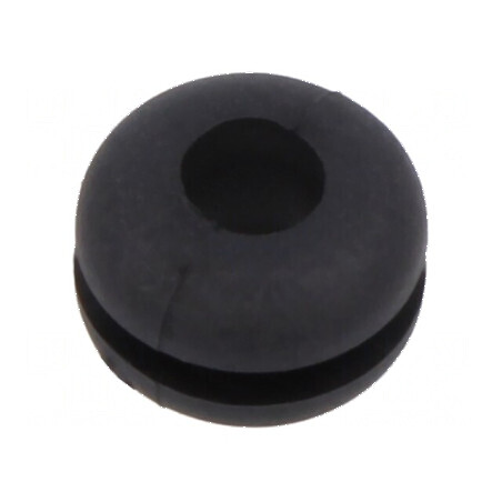 Manșon negru Øorif.mont 6,4mm Øorif 4mm -40÷135°C UL94HB | Electronic-mag.ro | Componente Electronice