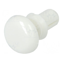 Diblu poliamidă albă 2-3mm UL94V-2 | Electronic-mag.ro | Componente Electronice