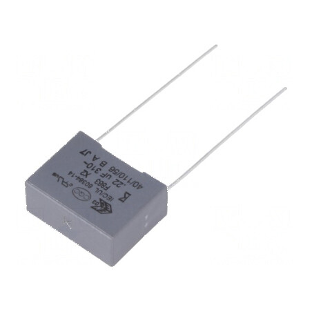 Condensator polipropilenă X2 F863 0,22uF 18x13,5x7,5mm | Electronic-mag.ro | Componente Electronice