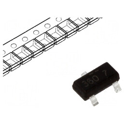 Tranzistor P-MOSFET unipolar -30V -2A 0,5W SuperSOT-3 | Electronic-mag.ro | Componente Electronice
