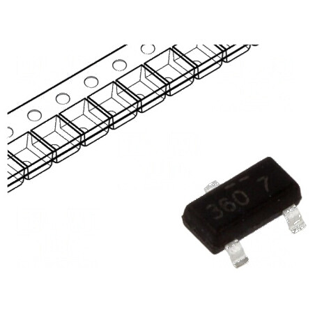 Tranzistor P-MOSFET unipolar -30V -2A 0,5W SuperSOT-3 | Electronic-mag.ro | Componente Electronice