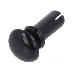Diblu poliamidă neagră 4mm x 9mm | Electronic-mag.ro | Componente Electronice