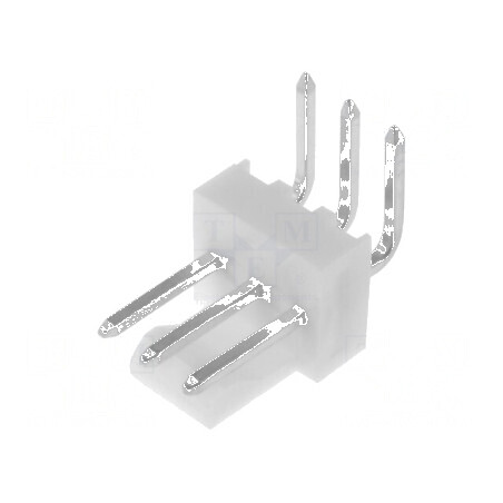 Conector cablu-placă KK 254 2,54mm PIN 3 THT albă | Electronic-mag.ro | Componente Electronice